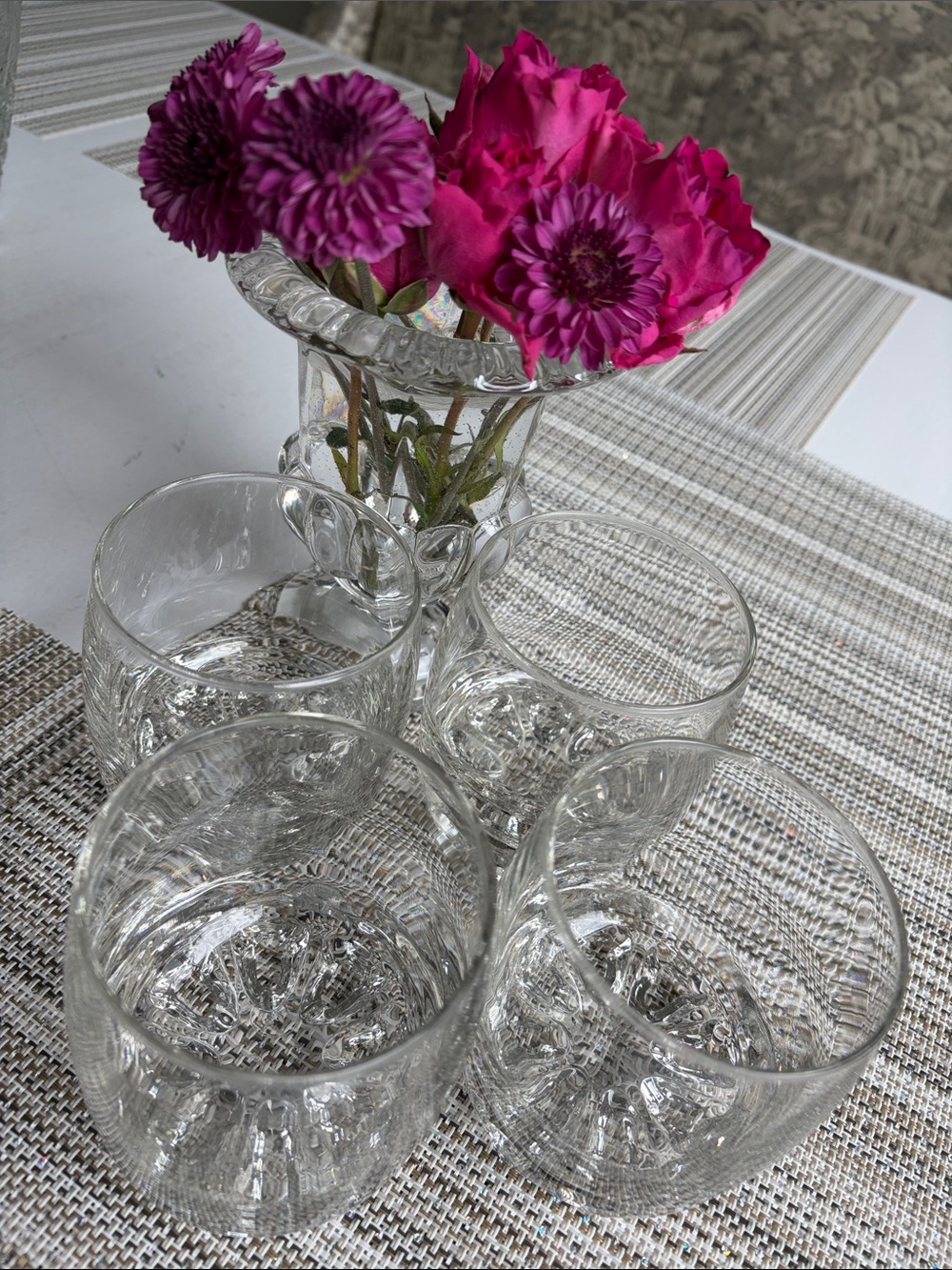 4 glasses made in Italy